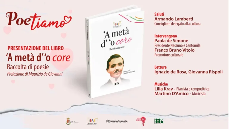 “Poetiamo” – Poesia, musica ed emozioni al Social Tennis Club di Cava de’ Tirreni Mercoledì 23 luglio 2025 – Ore 20:00